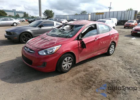 2016 Hyundai Accent Se из США, поврежденный, VIN KMHCT4AE0GU029275